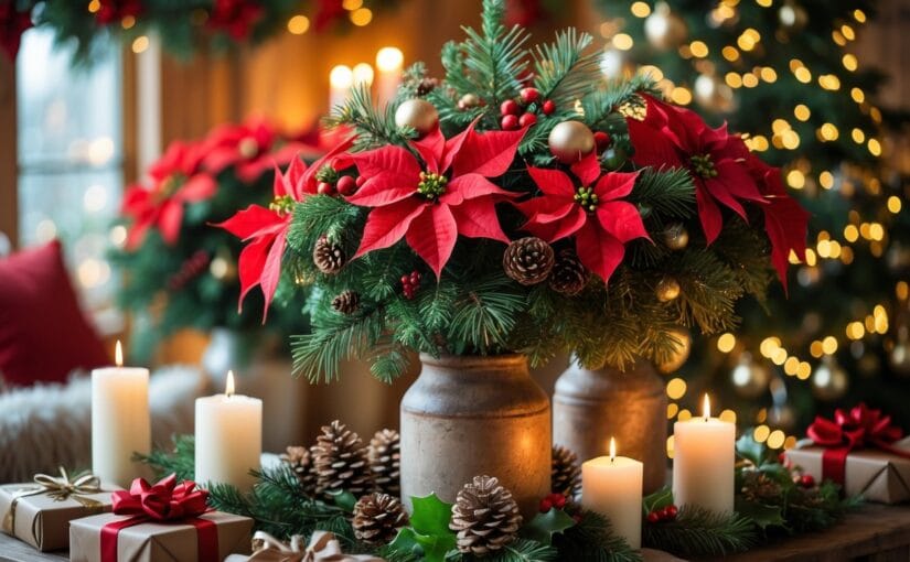 Sådan skaber du den perfekte julestemning med smukke julebuketter til jul